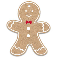 Gingerbread Gift Tags: Pack of 10