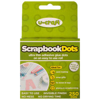 U-Craft Scrapbook Dots 10mm: Pack of 250