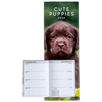 2026 Puppies Slim Calendar