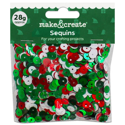 Assorted Christmas Sequins image number 1