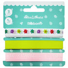 Easter Ribbon (Yellow, Spring, Flowers): Pack of 3 image number 1