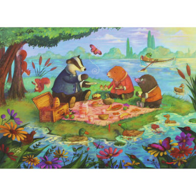 The Wind in the Willows 100 Piece Jigsaw Puzzle and Book Set image number 4