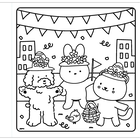Egg-stra Cute Colouring Book image number 3