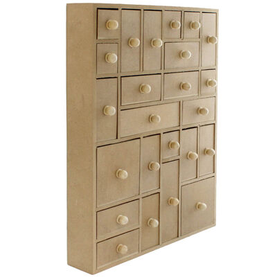 Christmas Multi-Shaped Wooden Advent Calendar image number 2