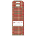Red Green Tartan Decoupage Papers image number 1