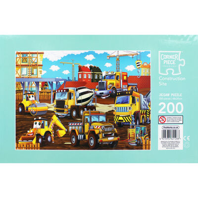 Construction Site 200 Piece Jigsaw Puzzle image number 4