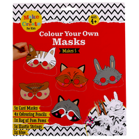 Colour Your Own Woodland Masks