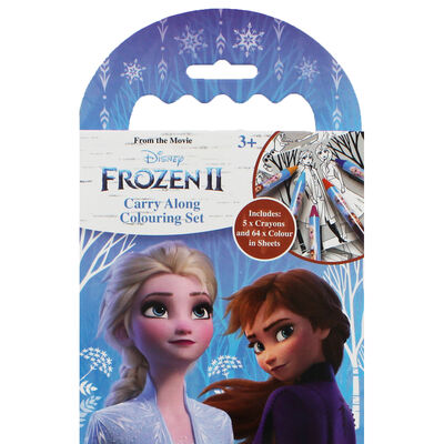 Disney Frozen 2 Carry Along Colouring Set image number 1