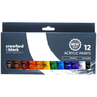 Crawford & Black Acrylic Paints: Pack of 12 image number 1