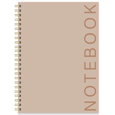 A4 Taupe Notebook image number 1