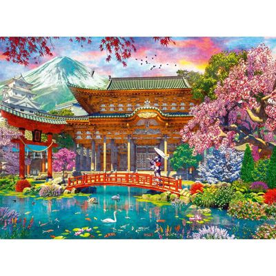 Japanese Temple 500 Piece Jigsaw Puzzle image number 2