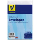 Works Essentials C5 White Self Seal Envelopes: Pack of 25 image number 1