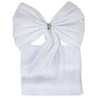 White Decorative Door Bow image number 1