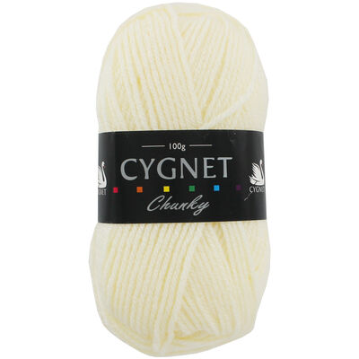Cygnet Chunky Cream Yarn 100g image number 1
