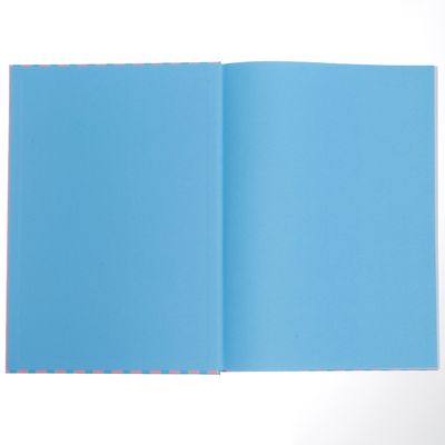 A4 Casebound Stripe Pastel Notebook image number 2