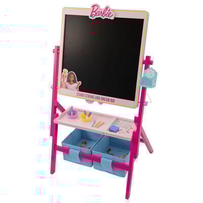 Barbie 2-in-1 Wooden Floor Standing Easel image number 1