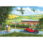 Planes, Trains & Country Lanes 500 Piece Jigsaw Puzzle image number 2