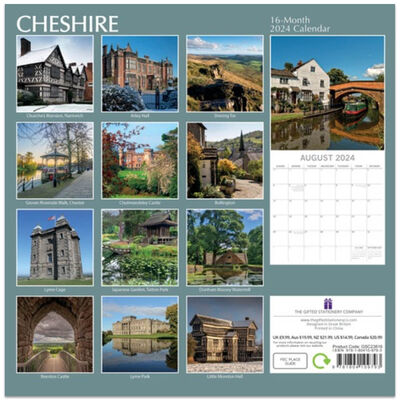 2024 Cheshire 16 Month Calendar image number 3
