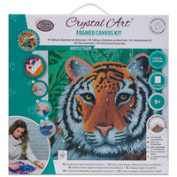 Crystal Art Canvas Kit: Gentle Tiger