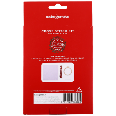 Gingerbread Man Cross Stitch Kit image number 4