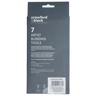 Crawford & Black Artist Blending Tool Set: Pack of 7 image number 3
