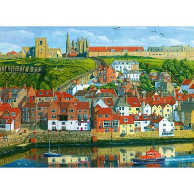 Whitby Harbour 500 Piece Jigsaw Puzzle image number 2