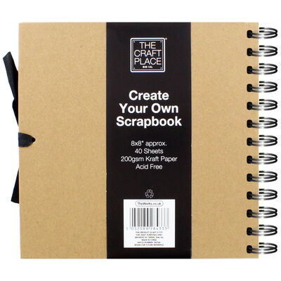Create Your Own Kraft Scrapbook - 8 x 8 Inches image number 3