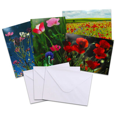 Wild Flowers Card Wallet Set: Pack of 20 image number 2