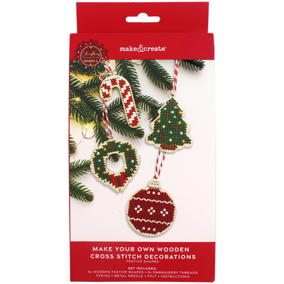 Make Your Own Wooden Cross Stitch Decorations image number 1