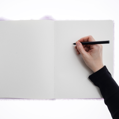 Dream Pop Cat Large Fluffy Notepad image number 3