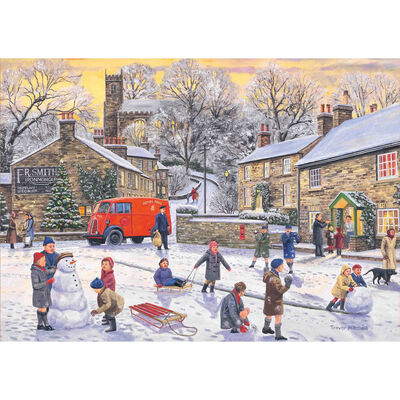Village Square 1000 Piece Jigsaw Puzzle image number 2