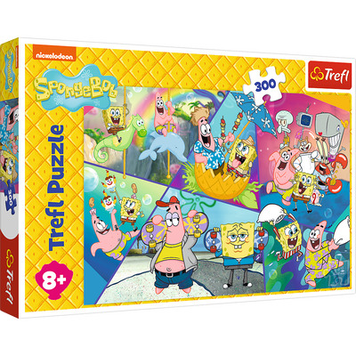 SpongeBob in Bikini Bottom 300 Piece Jigsaw Puzzle image number 1