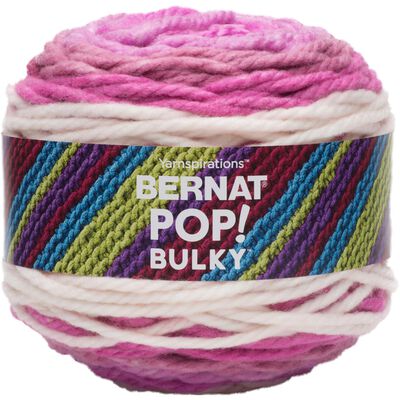 Bernat Pop Bulky Fabulous Fuchsia Yarn - 280g image number 1
