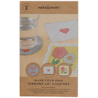 Make Your Own Diamond Art Coasters: Pack of 3 image number 1