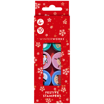 Festive Stampers: Pack of 10 image number 1