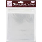 Square Clear Craft Bags: Pack of 50 image number 1