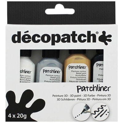 Decopatch Metallic Patchliners: Pack of 4 image number 1