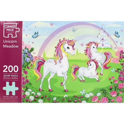 Unicorn Meadow 200 Piece Jigsaw Puzzle image number 3
