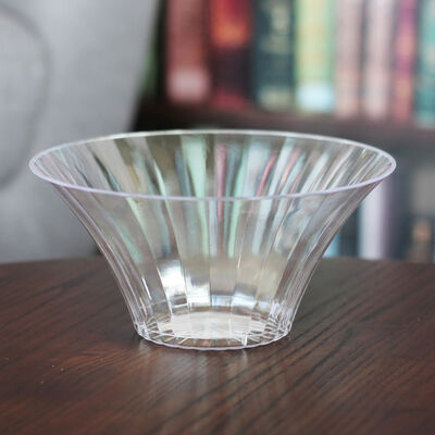 Medium Flared Clear Plastic Candy Bowl image number 2