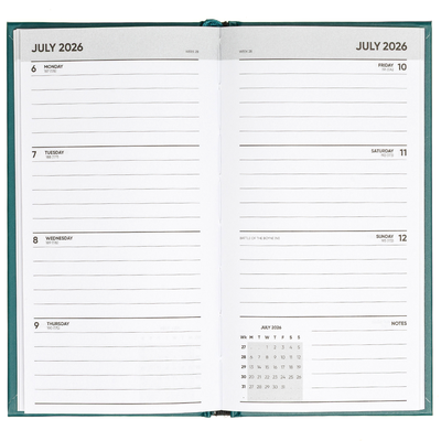 2026 Bee Hearts Week to View Slim Casebound Diary image number 2