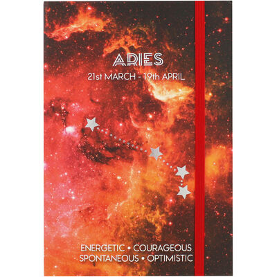 Zodiac Collection Aries Lined Notebook image number 1