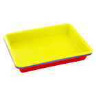 Coloured Plastic Craft Trays: Pack of 3 image number 1