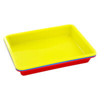Coloured Plastic Craft Trays: Pack of 3