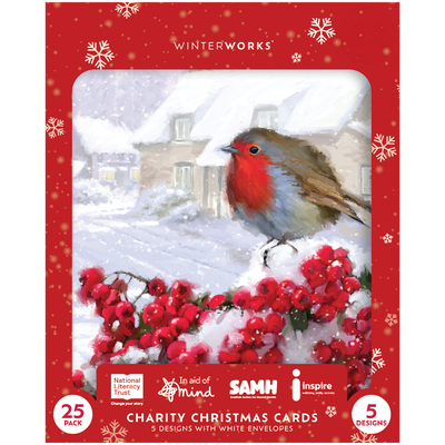 Charity Traditional Christmas Cards: Pack of 25 image number 1