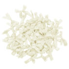 White Ribbon Bows: Pack of 60 image number 1
