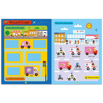 Big Stickers for Toddler Hands: Things That Go image number 2