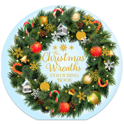 Christmas Wreaths Colouring Book image number 1
