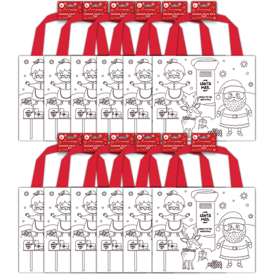 Colour Your Own Festive Bag Bundle: Pack of 12 image number 1