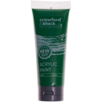 Crawford & Black Green Acrylic Paint: 200ml