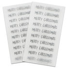 Merry Christmas Stickers: Silver image number 1